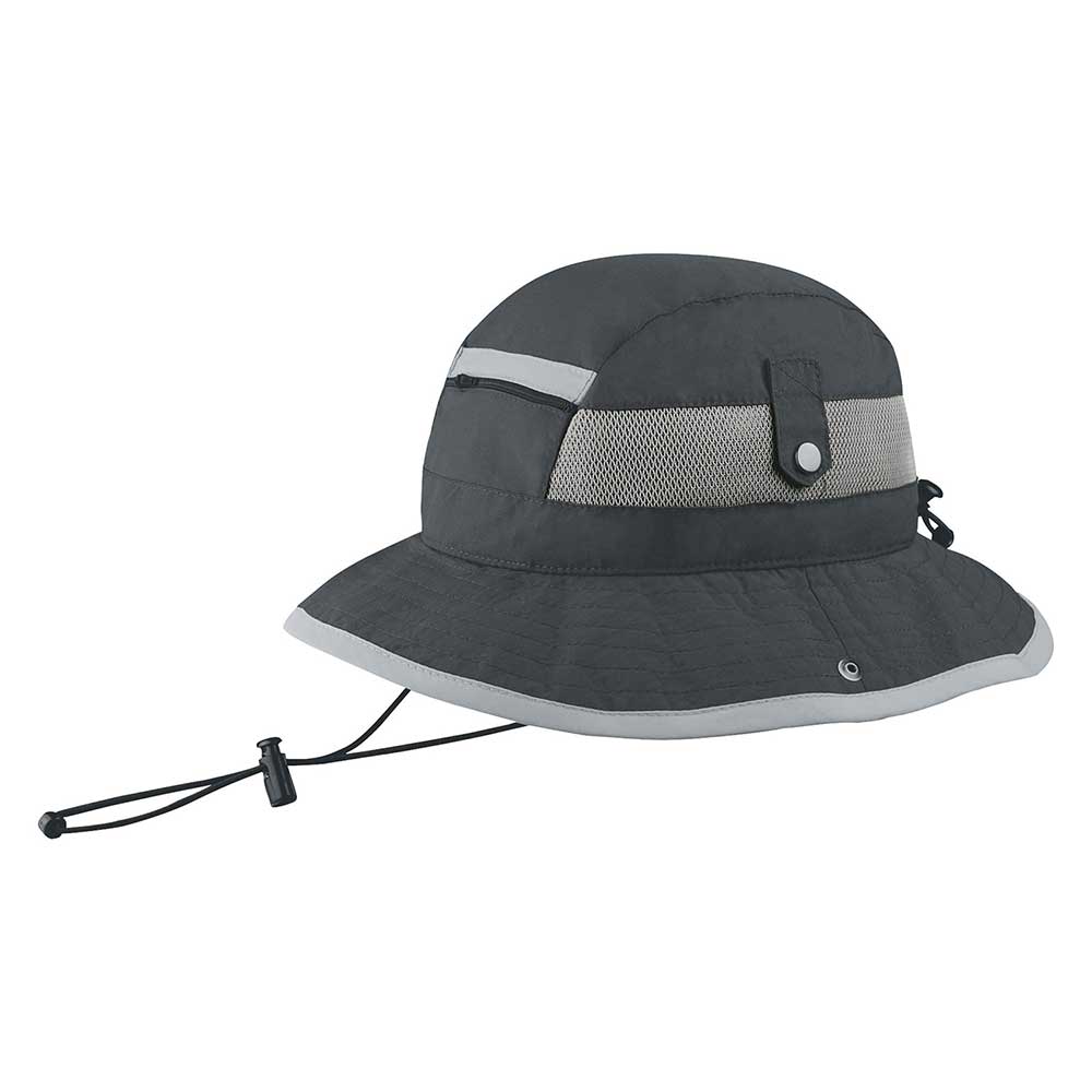 Taslon UV Bucket Hat-Juniper Outdoor Charcoal/Grey